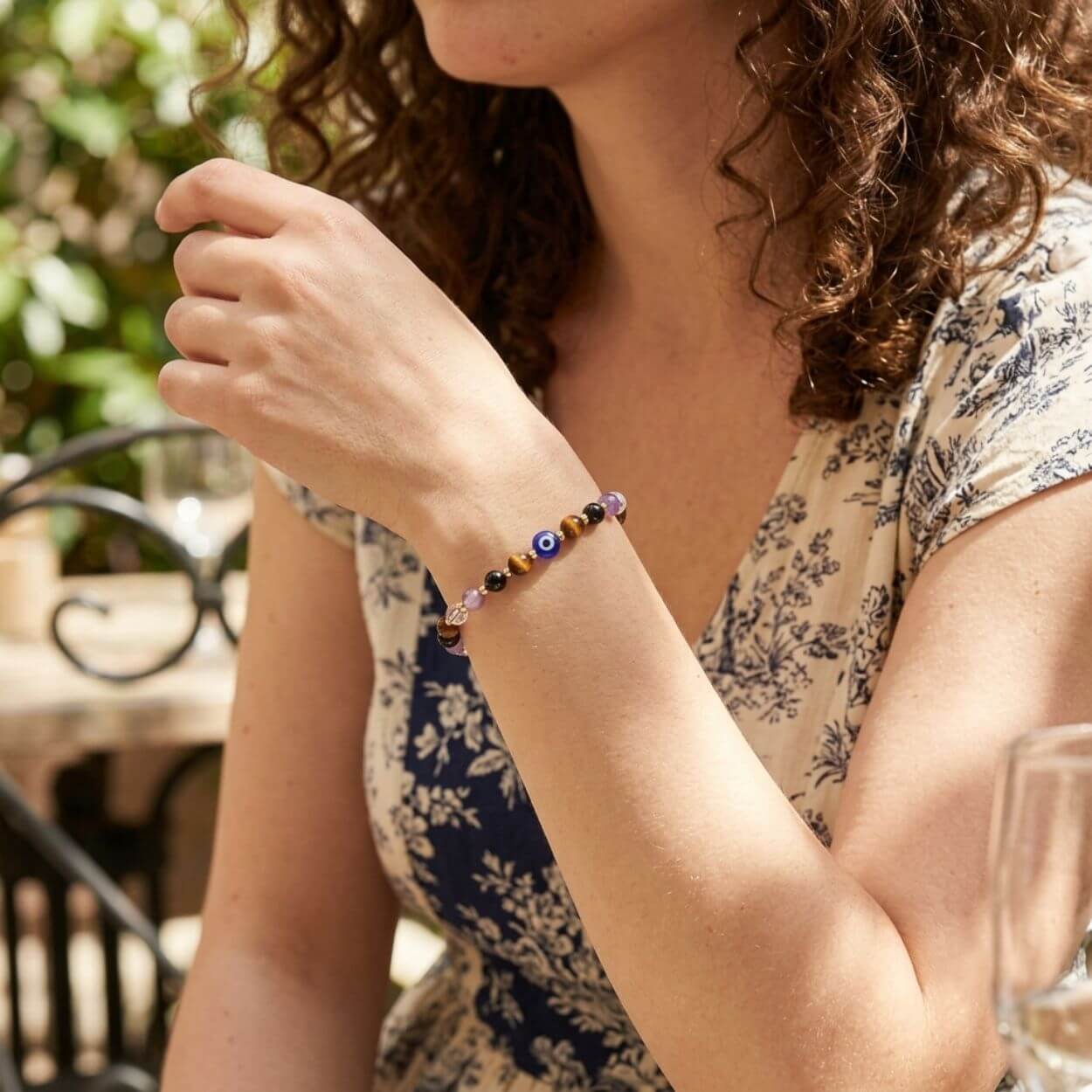Bracelet Talisman « Les 5 Gardiens » – Nazar Protecteur