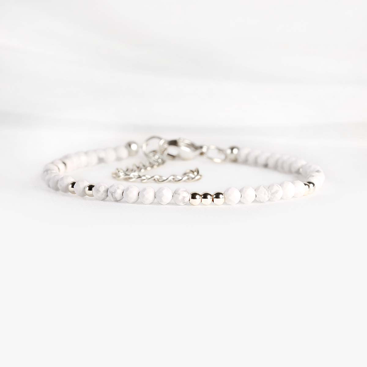 Bracelet Howlite - Sérénité & Ancrage