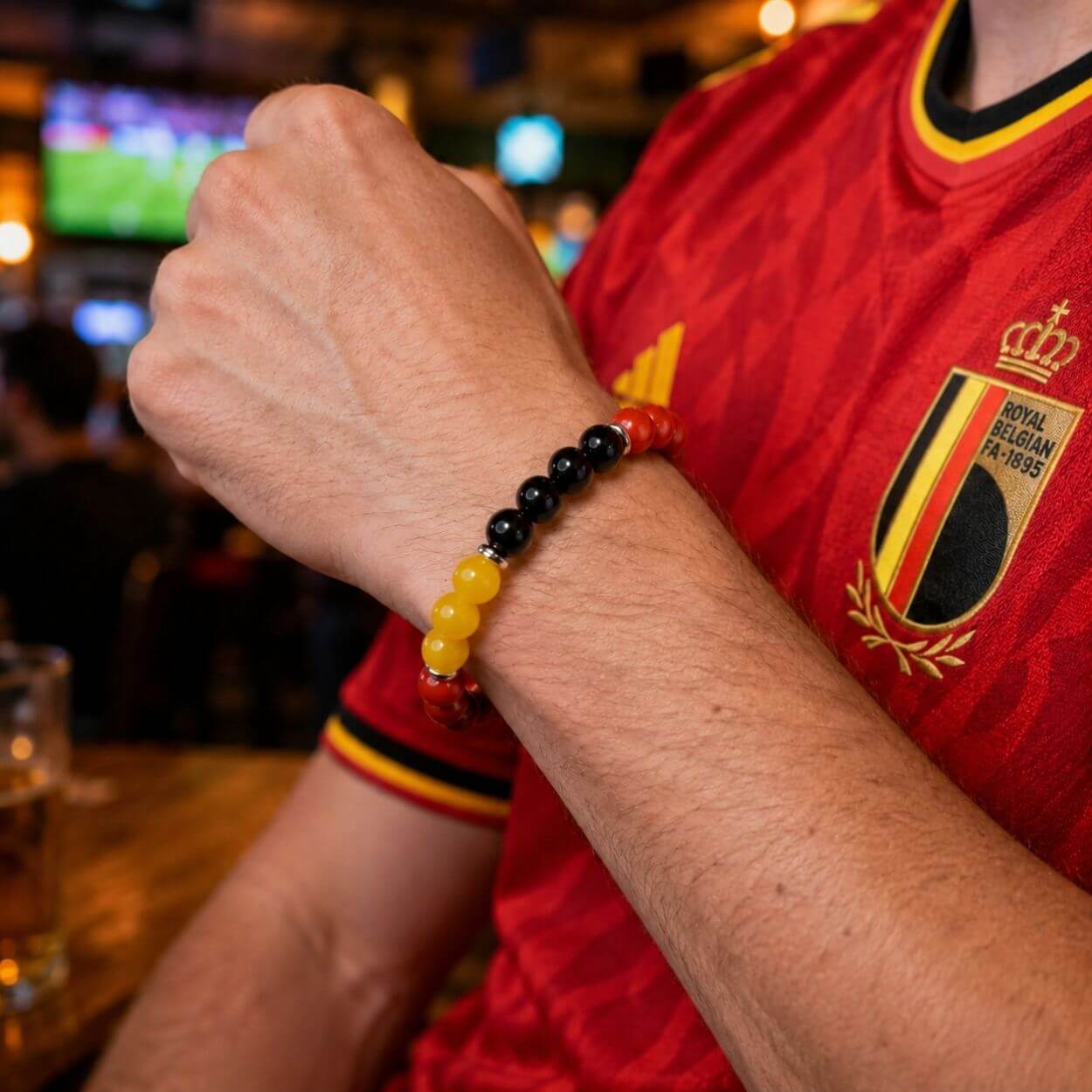 Bracelet Diables Rouges — Édition Coupe du Monde