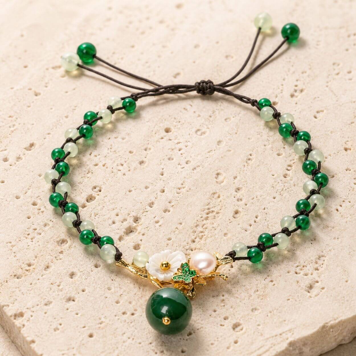 Bracelet de Cheville "Née pour fleurir"