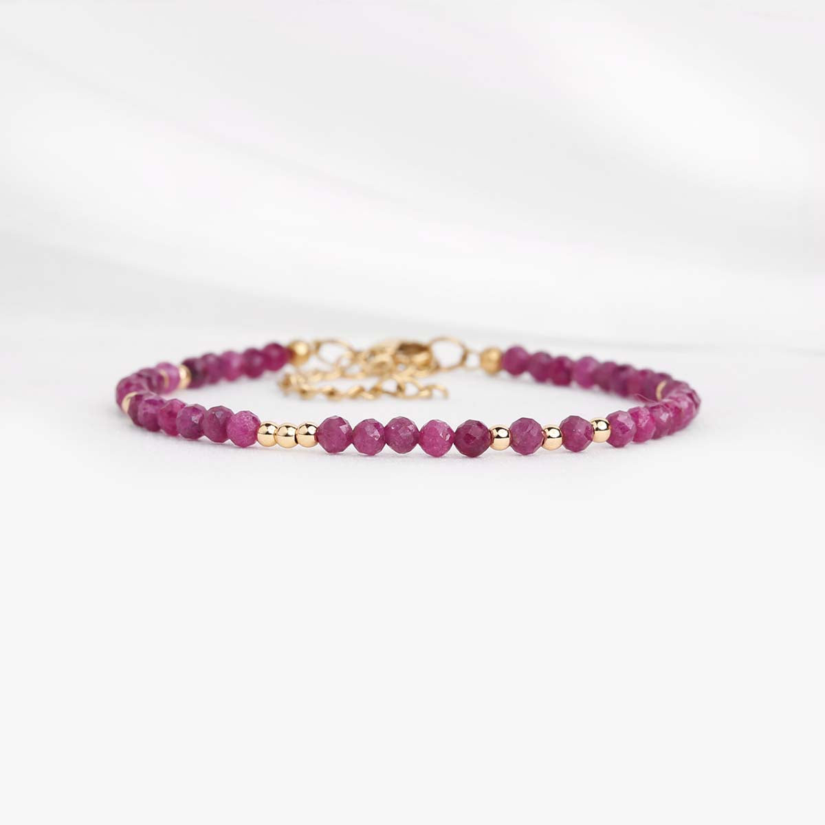 Bracelet Rubis - Sagesse Spirituelle