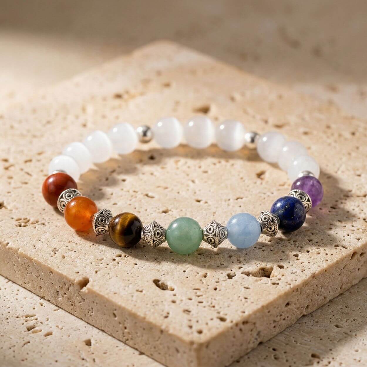 Bracelet 7 Chakras "Guérison et Amour"