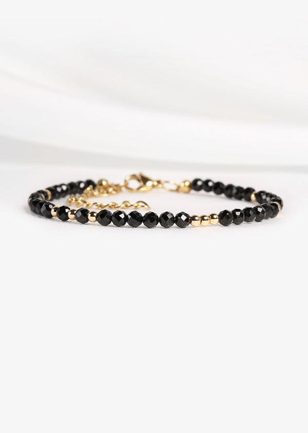 Bracelet Tourmaline Noire - Gardien de Minuit