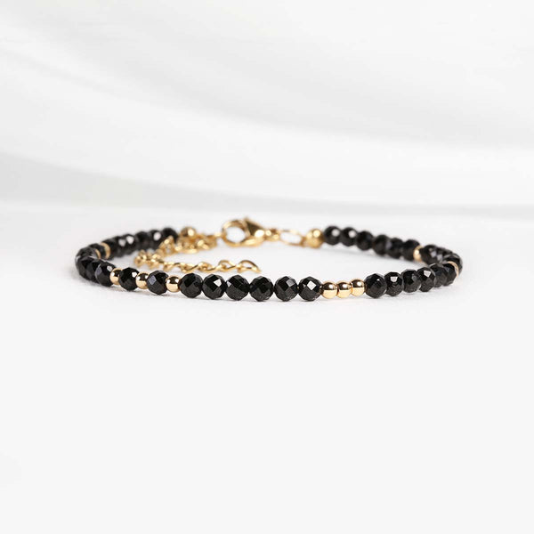 Bracelet Tourmaline Noire - Gardien de Minuit