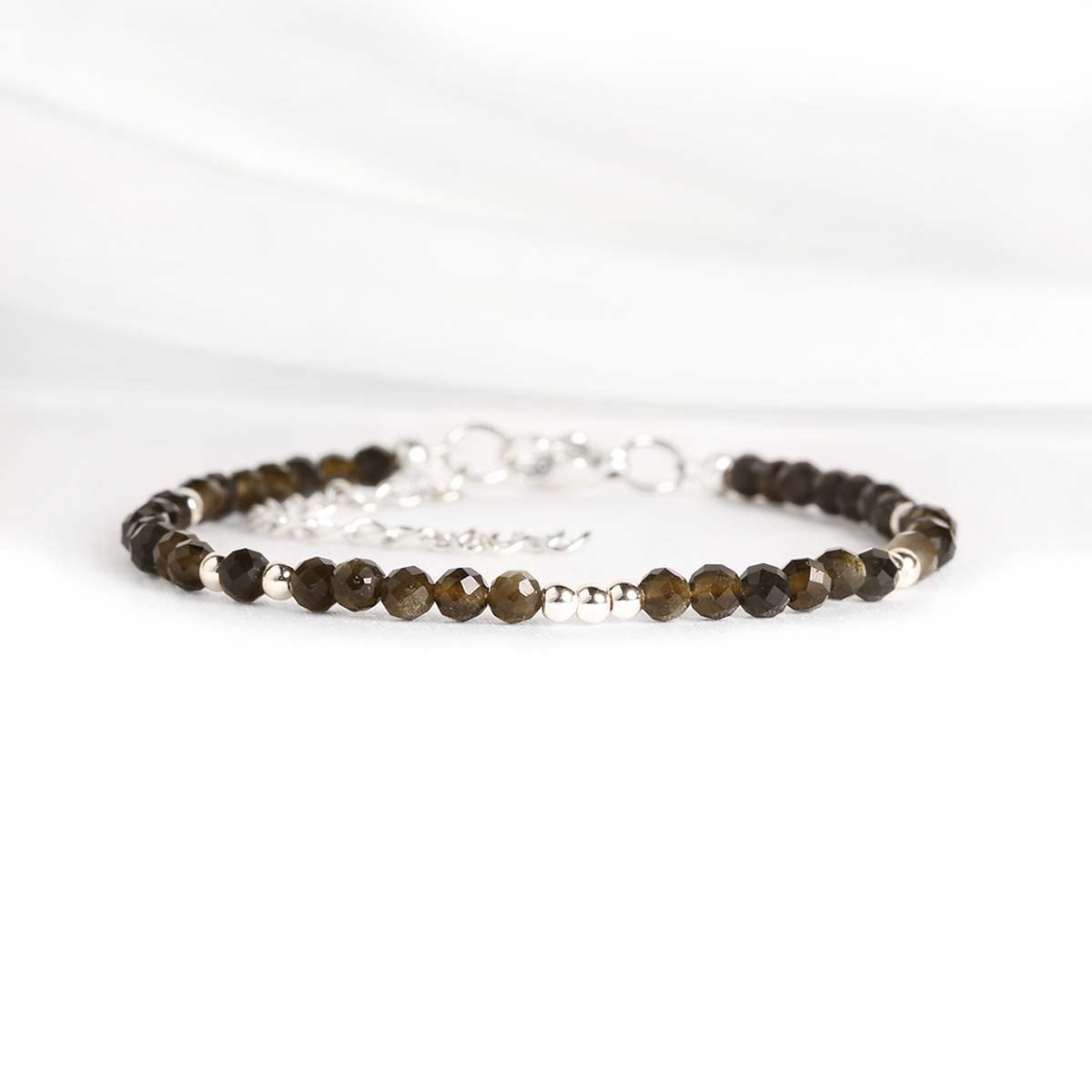 Bracelet Obsidienne Dorée - Découverte de Soi