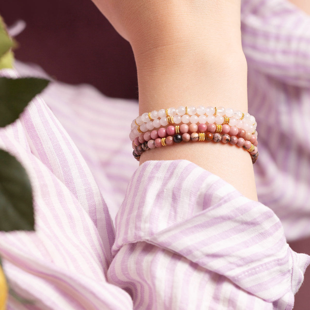 Lot de 4 Bracelets d'Amour-Propre & d'Acceptation