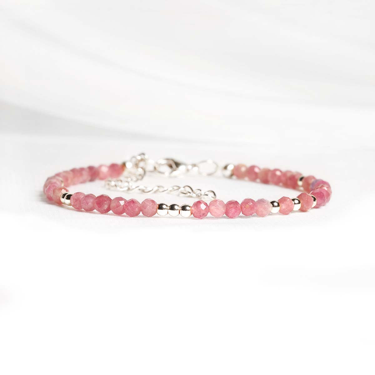Bracelet Tourmaline Rose-Paix Authentique