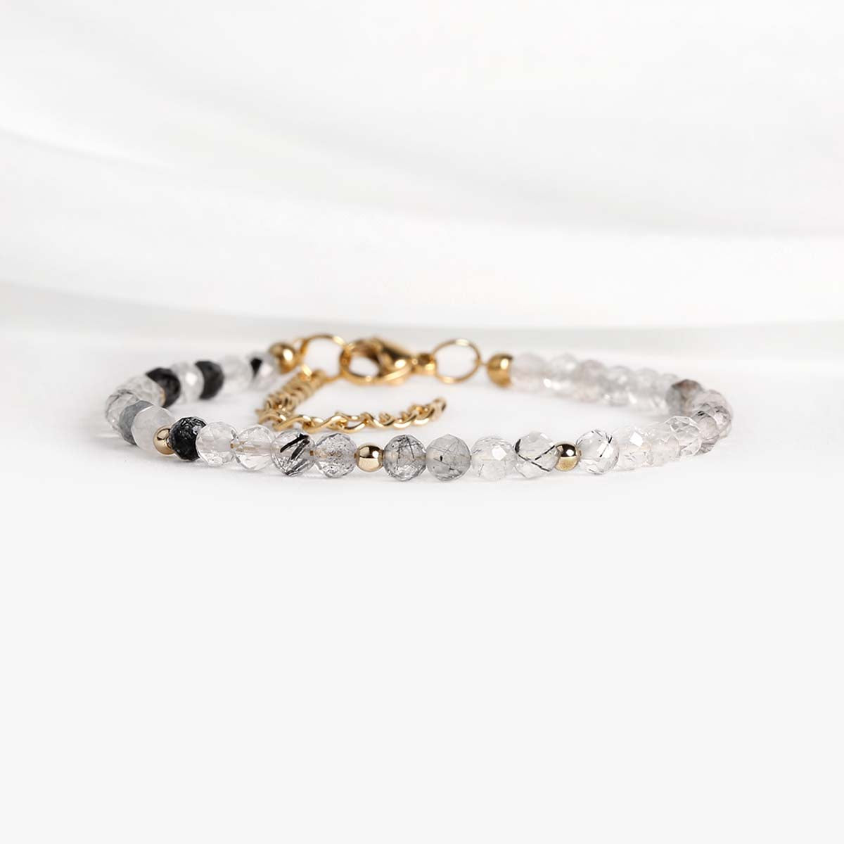 Bracelet Quartz Tourmaliné - Équilibre Harmonieux