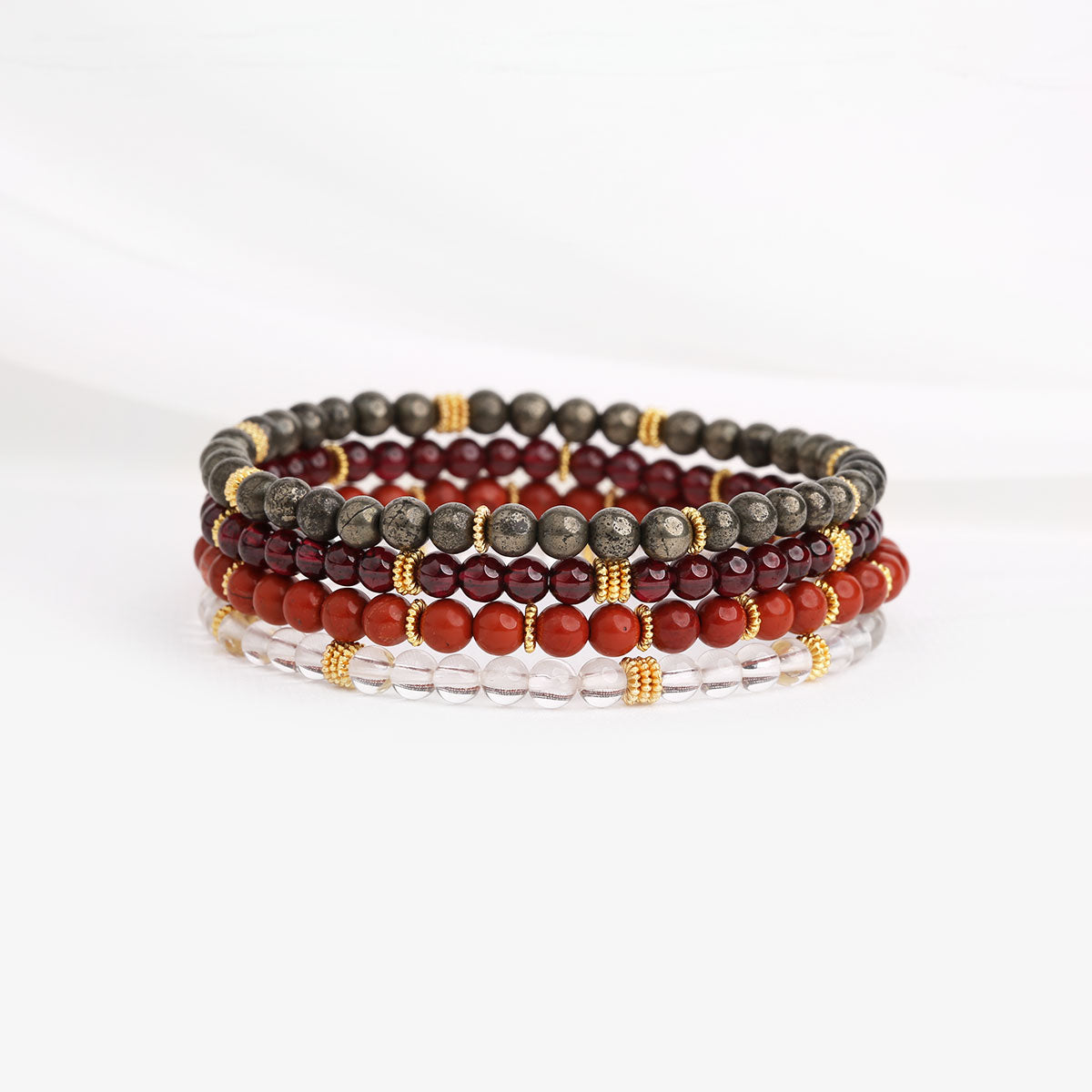Lot de 4 Bracelets Magnétiques de Prospérité