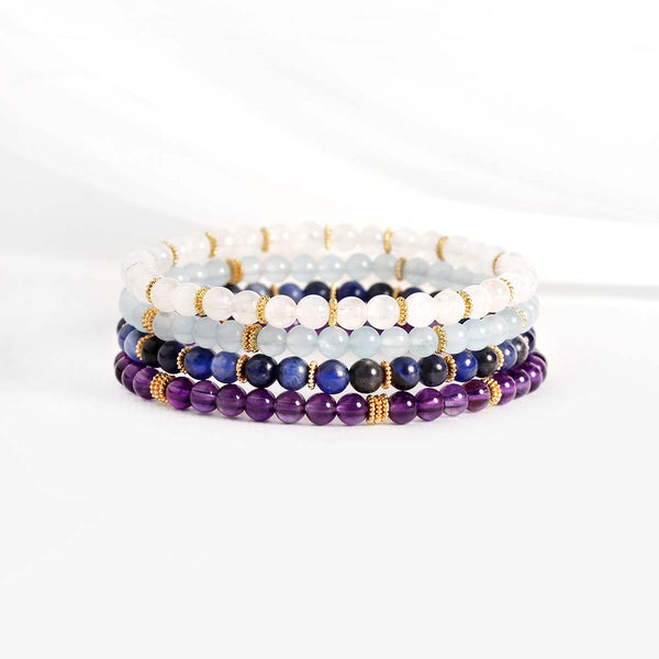 Lot de 4 Bracelets Spirituels de Guérison