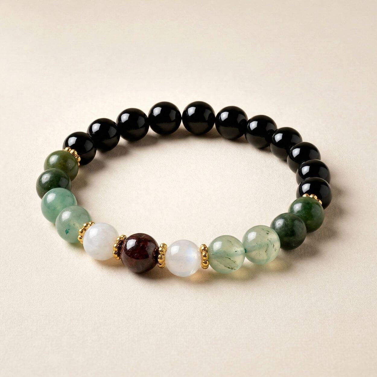 Bracelet "Abondance" en Multi-pierres