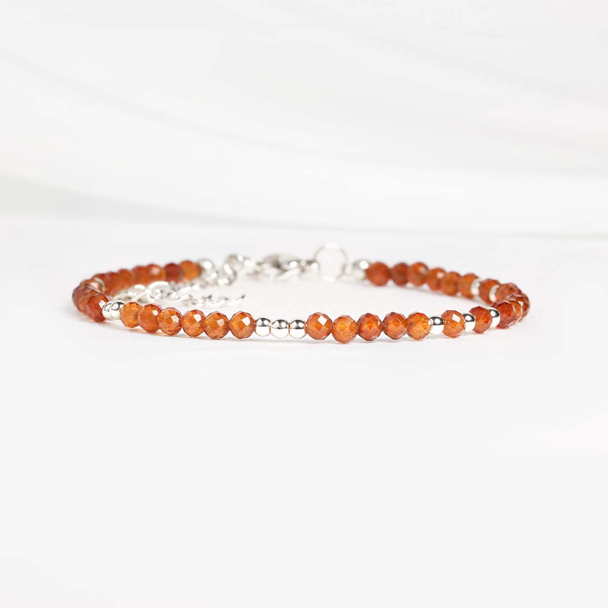 Bracelet Grenat Hessonite - Énergie d'Amour