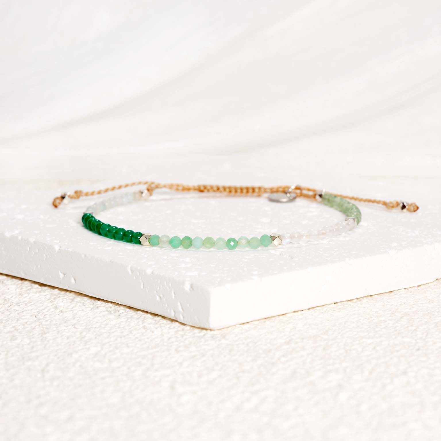 Bracelet Cordon Cœur Ouvert — Amour Infini