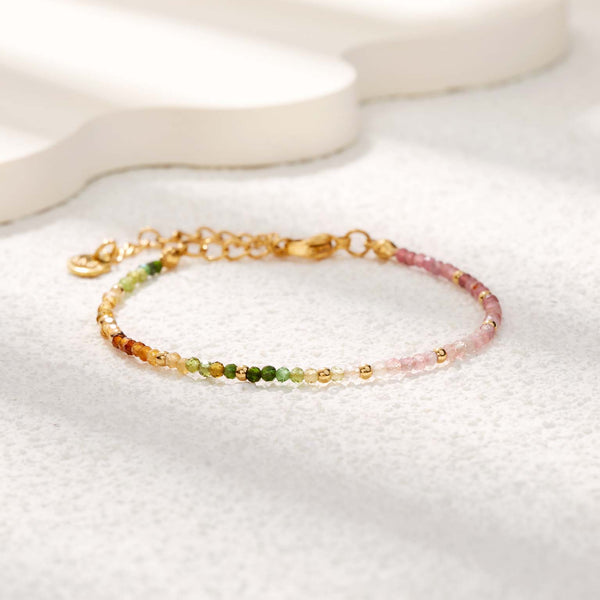 Bracelet Tourmaline Multicolore - Danse des Couleurs