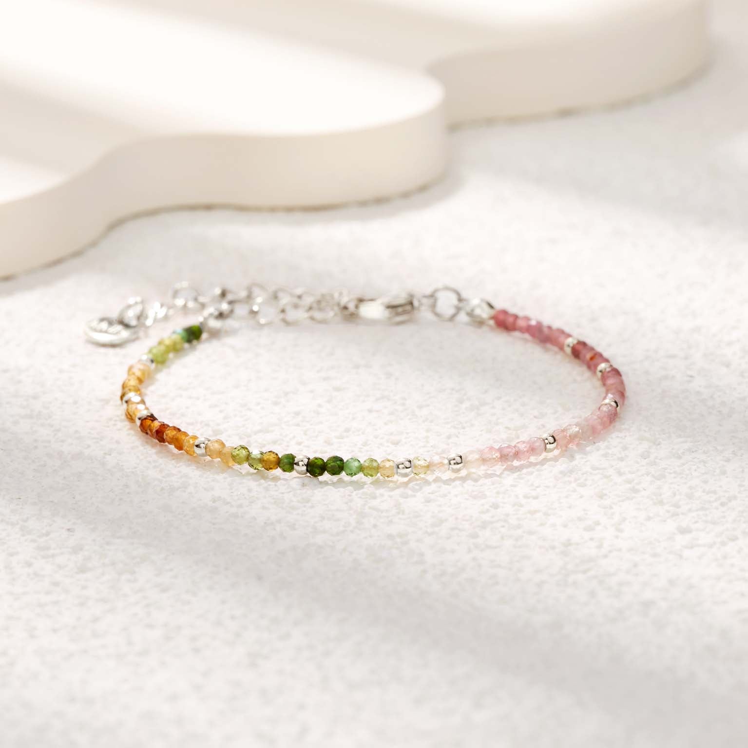 Bracelet Tourmaline Multicolore - Danse des Couleurs