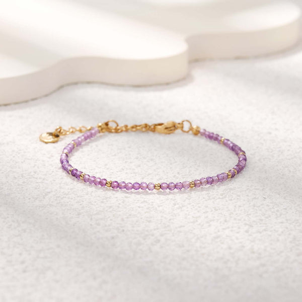 Bracelet Améthyste - Sérénité & Clarté d'Esprit