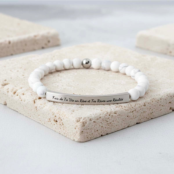 Bracelet "Fais de Ta Vie un Rêve et Tes Rêves une Réalité"