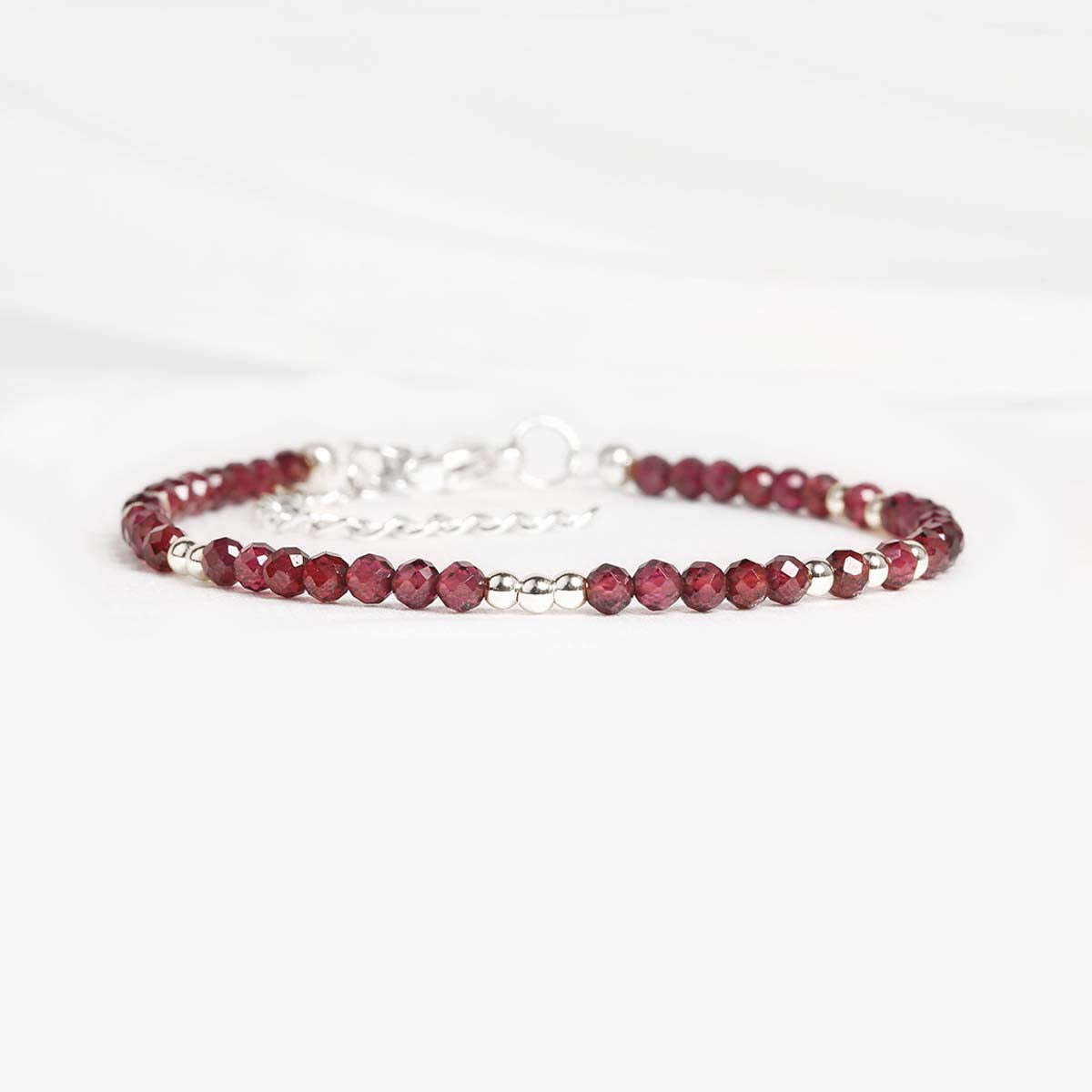 Bracelet Grenat  - Le Feu Intérieur