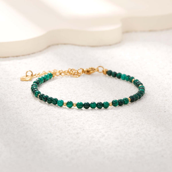 Bracelet Malachite - Gardienne du Cœur & Bouclier de l'Âme