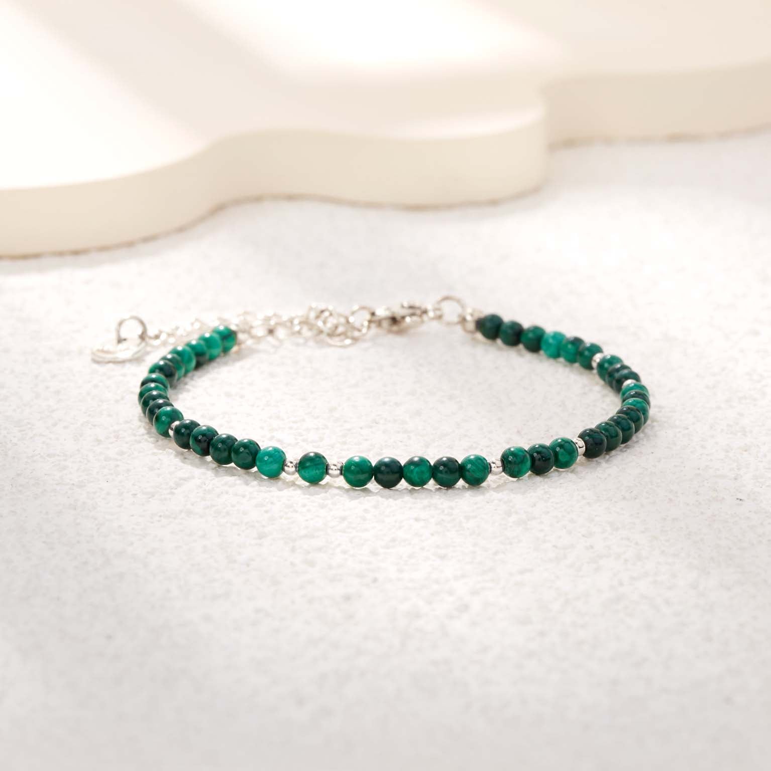 Bracelet Malachite - Gardienne du Cœur & Bouclier de l'Âme