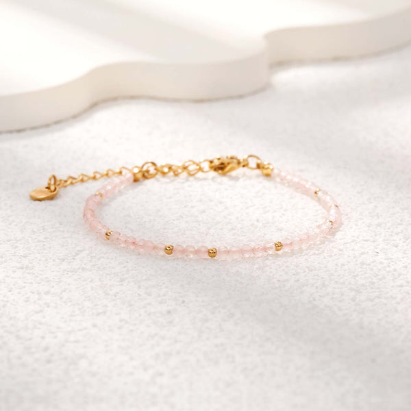 Bracelet Quartz Rose - Murmure de Tendresse