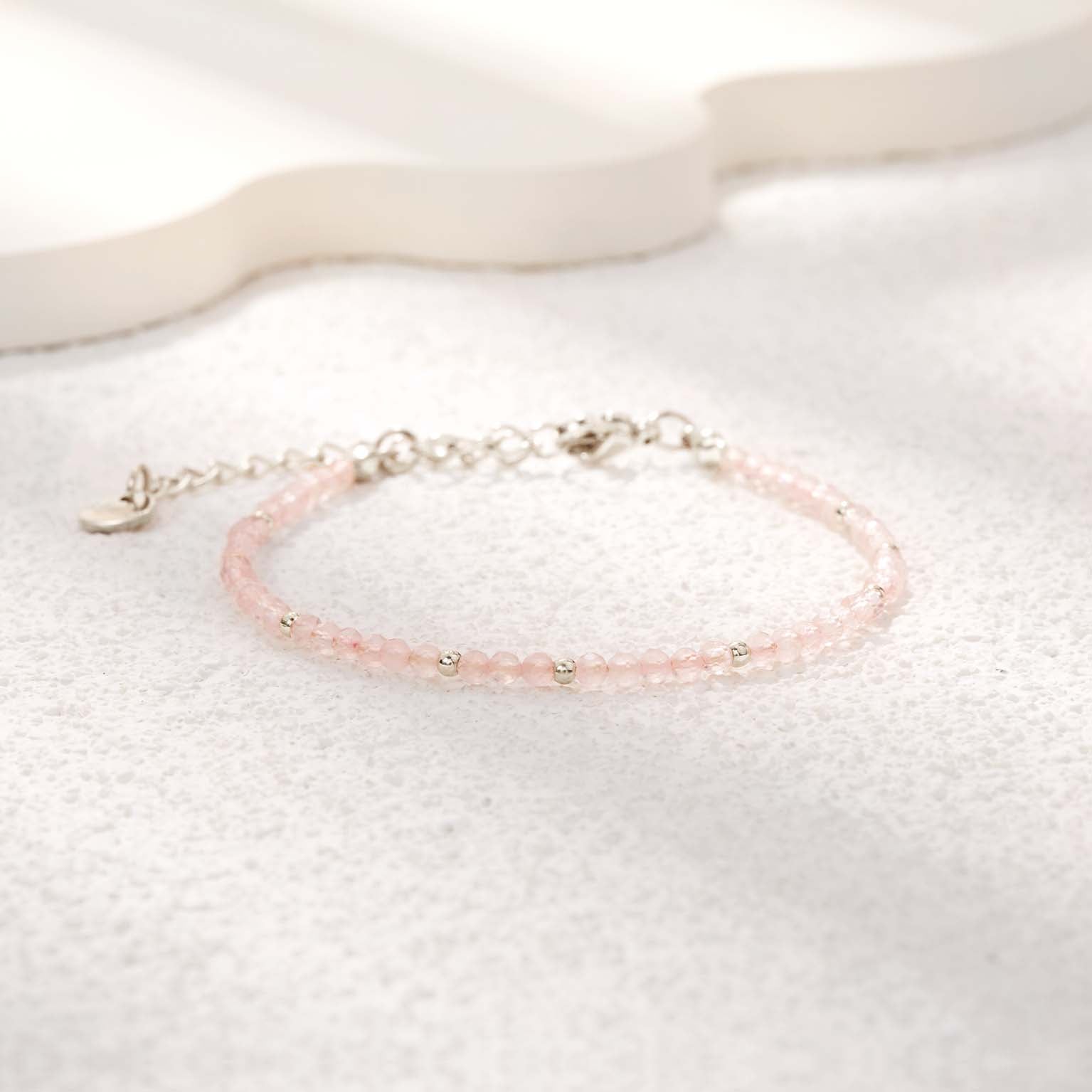 Bracelet Quartz Rose - Murmure de Tendresse