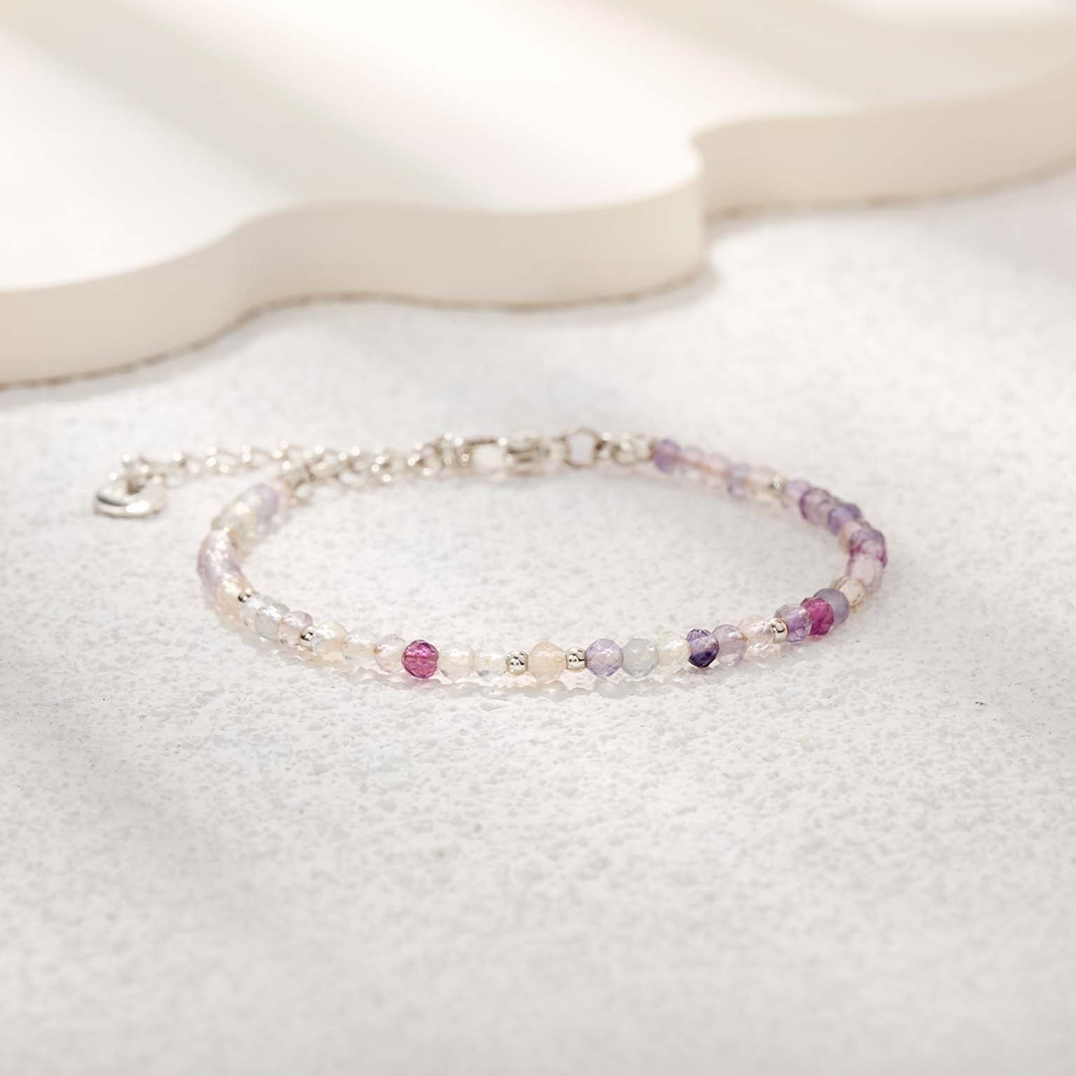 Bracelet Fluorite Multicolore - Libre & Rayonnante