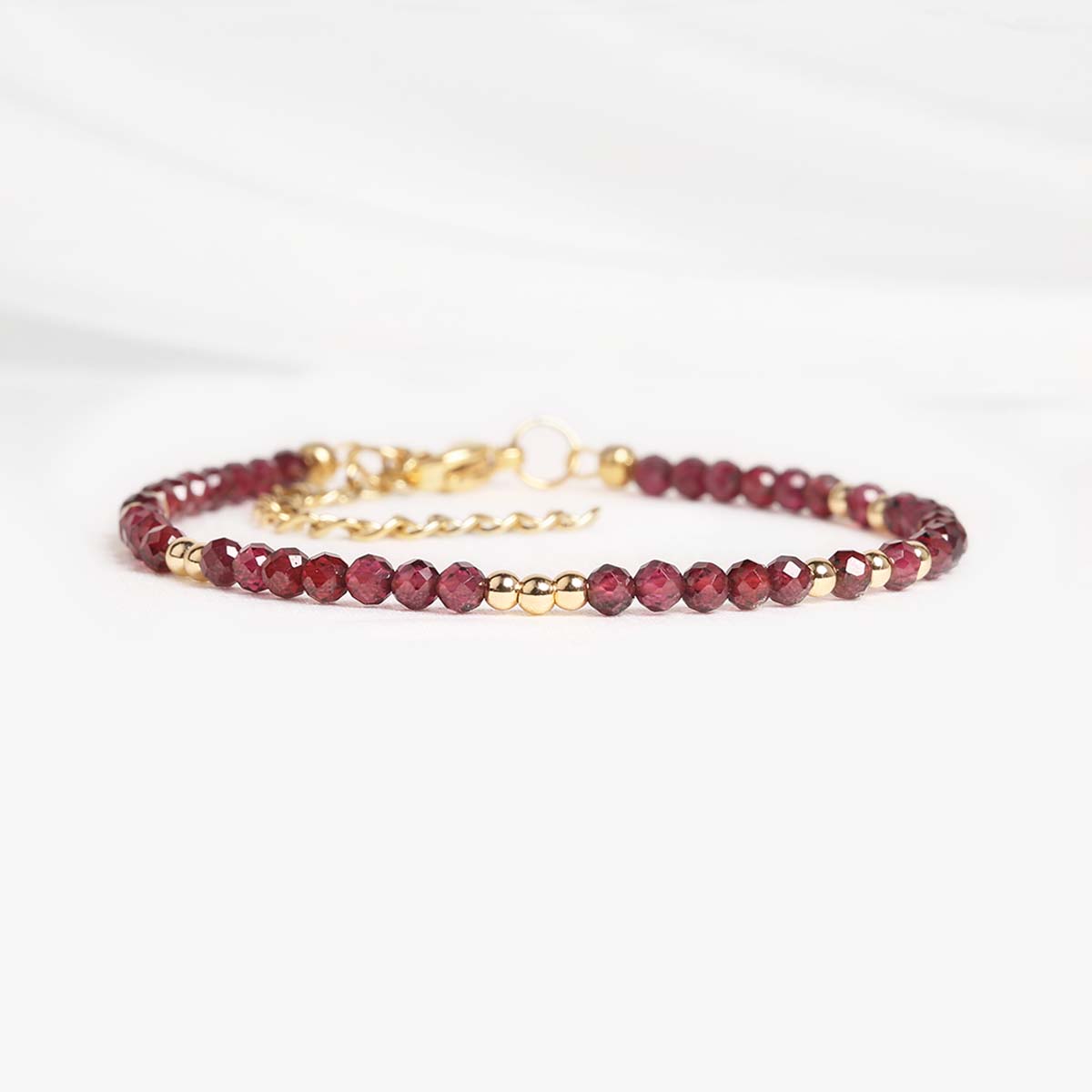 Bracelet Grenat  - Le Feu Intérieur