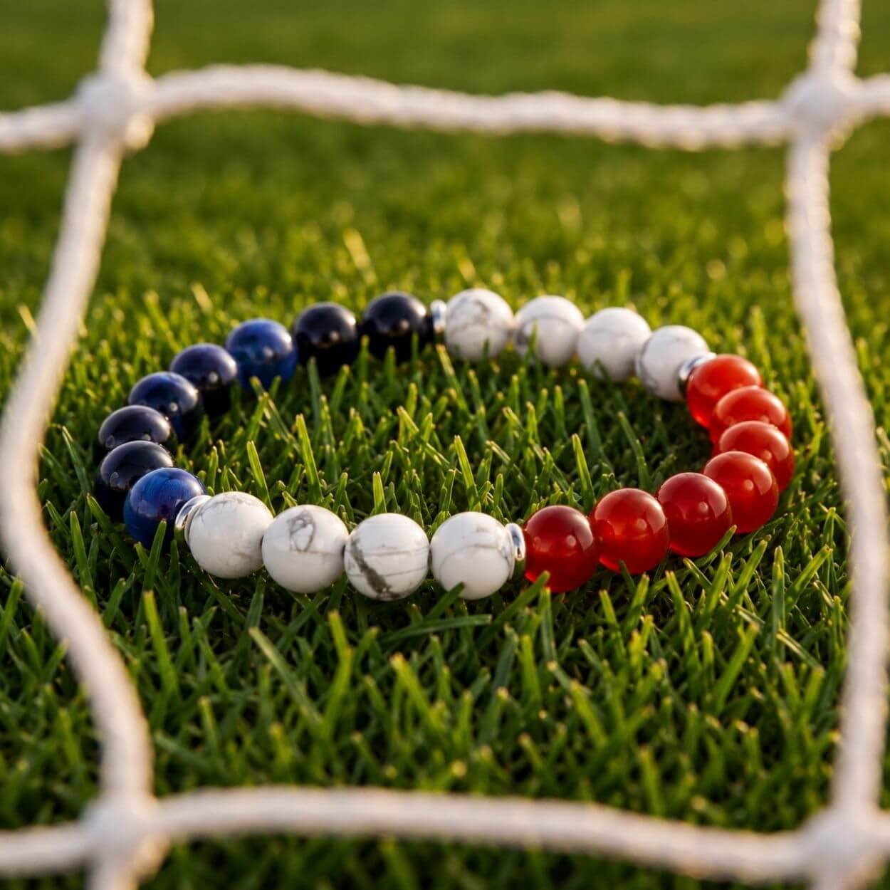 Bracelet Cœur Tricolore — Édition Supporter