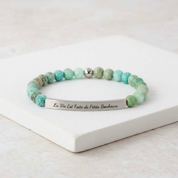 Bracelet "La Vie Est Faite de Petits Bonheurs"