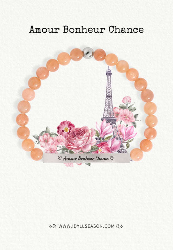 Bracelet "Amour Bonheur Chance"