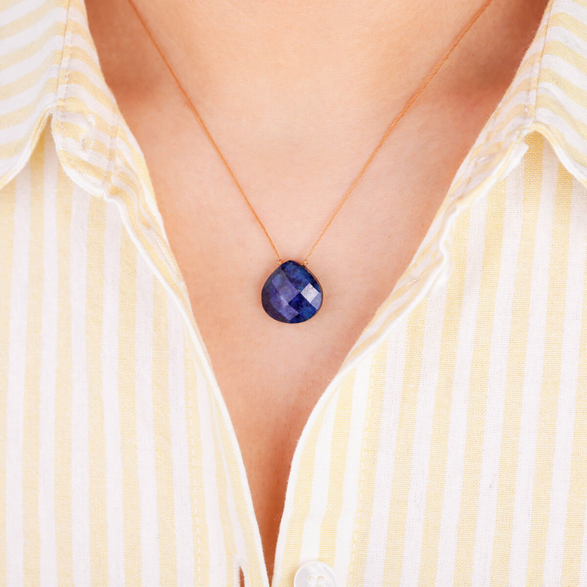 Collier en Lapis Lazuli d'Éveil pour la Sagesse
