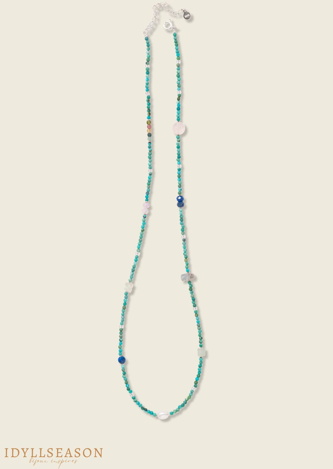 Collier Signe Astrologique - Balance - Pierre naturelle