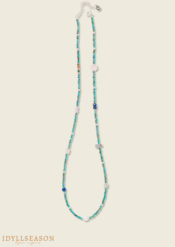 Collier Signe Astrologique - Balance - Pierre naturelle