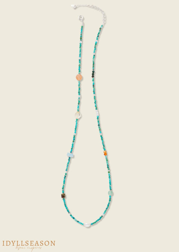 Collier Signe Astrologique - Bélier - Pierre naturelle