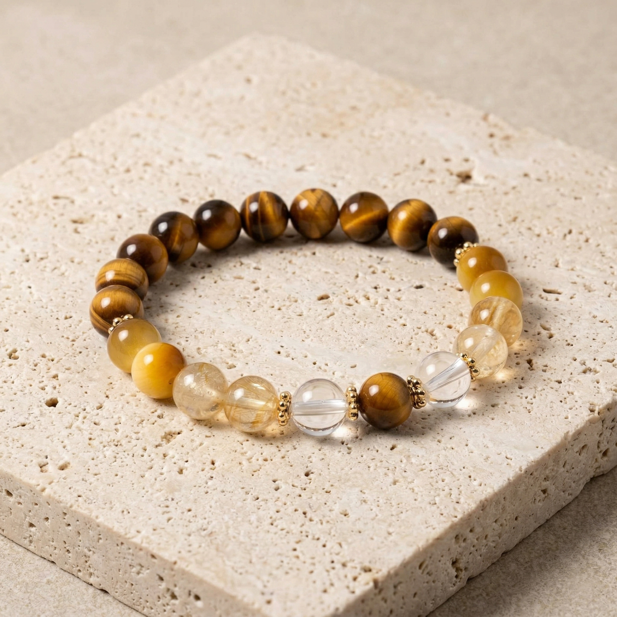 Bracelet "Éclat doré"