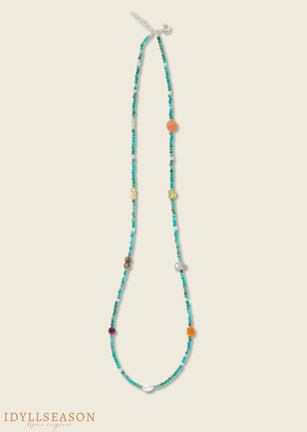Collier Signe Astrologique - Lion - Pierre naturelle