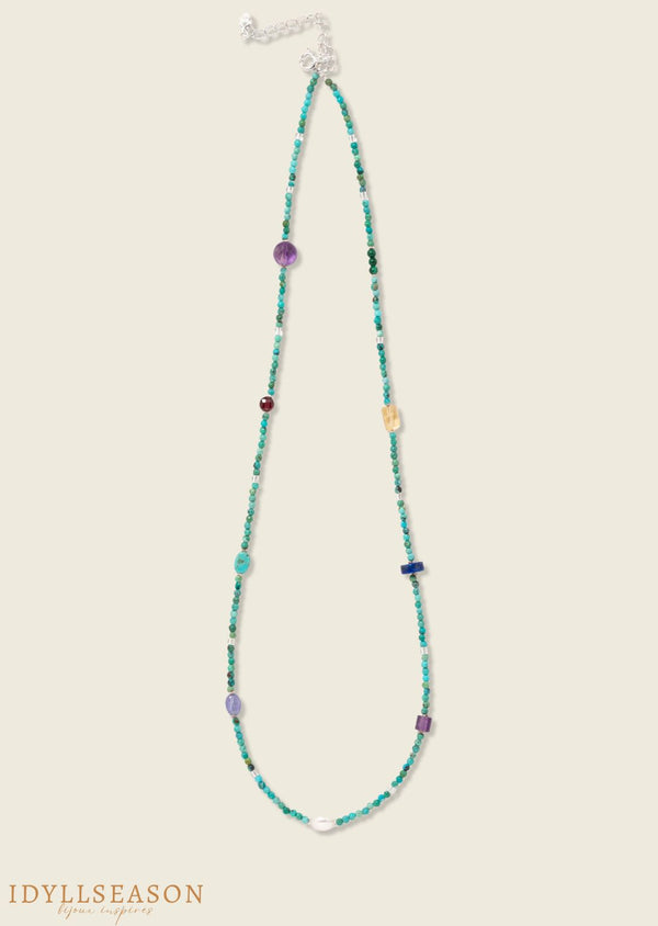 Collier Signe Astrologique - Sagittaire - Pierre naturelle