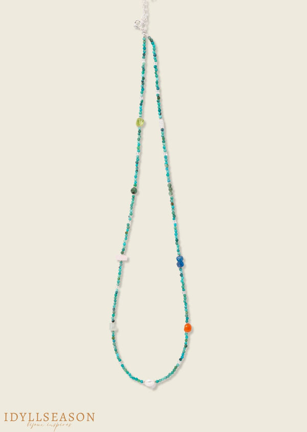 Collier Signe Astrologique - Taureau - Pierre naturelle