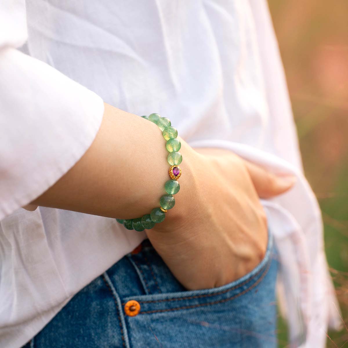 Bracelet "Promenade sur la falaise, Pourville"