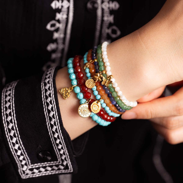 Bracelet "Connexion Divine" en Turquoise