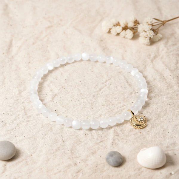 Bracelet "Puissance féminine" en Pierre de lune