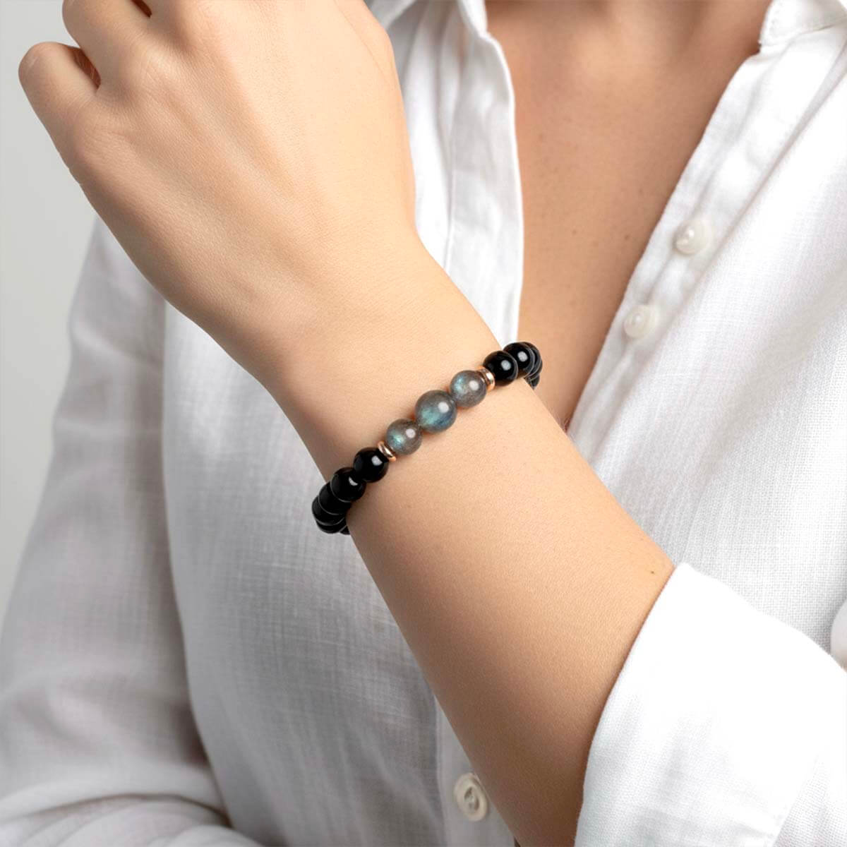 Bracelet Bouclier énergétique Aurore polaire