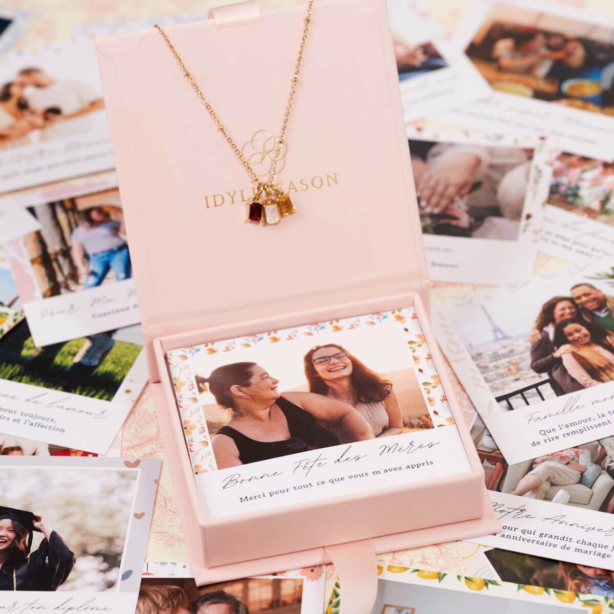 Coffret Cadeau Personnalisé avec Carte Photo "Instant Précieux"