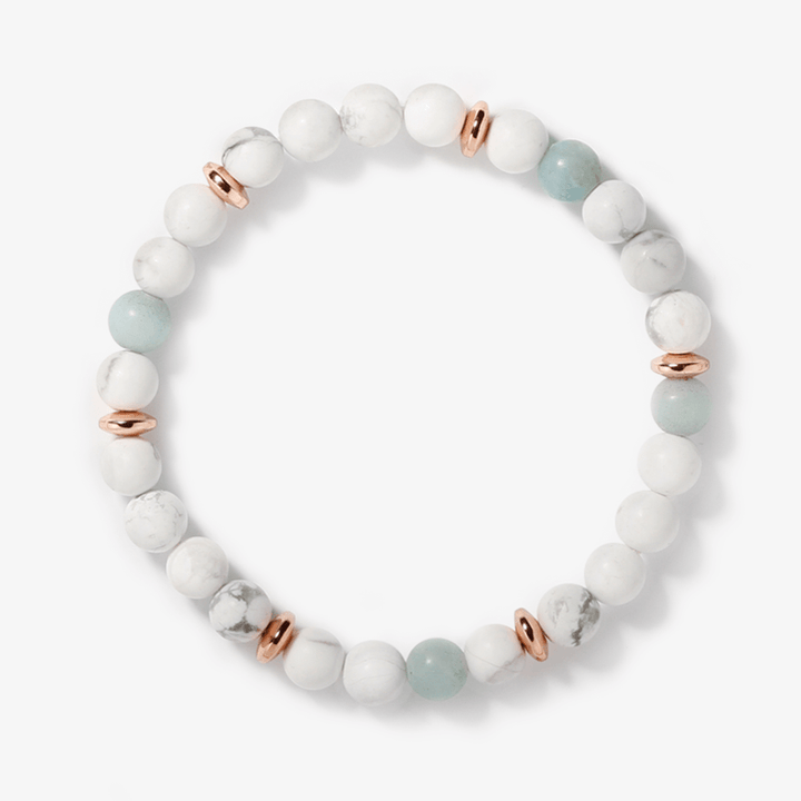 Howlite & Amazonite Bracelet