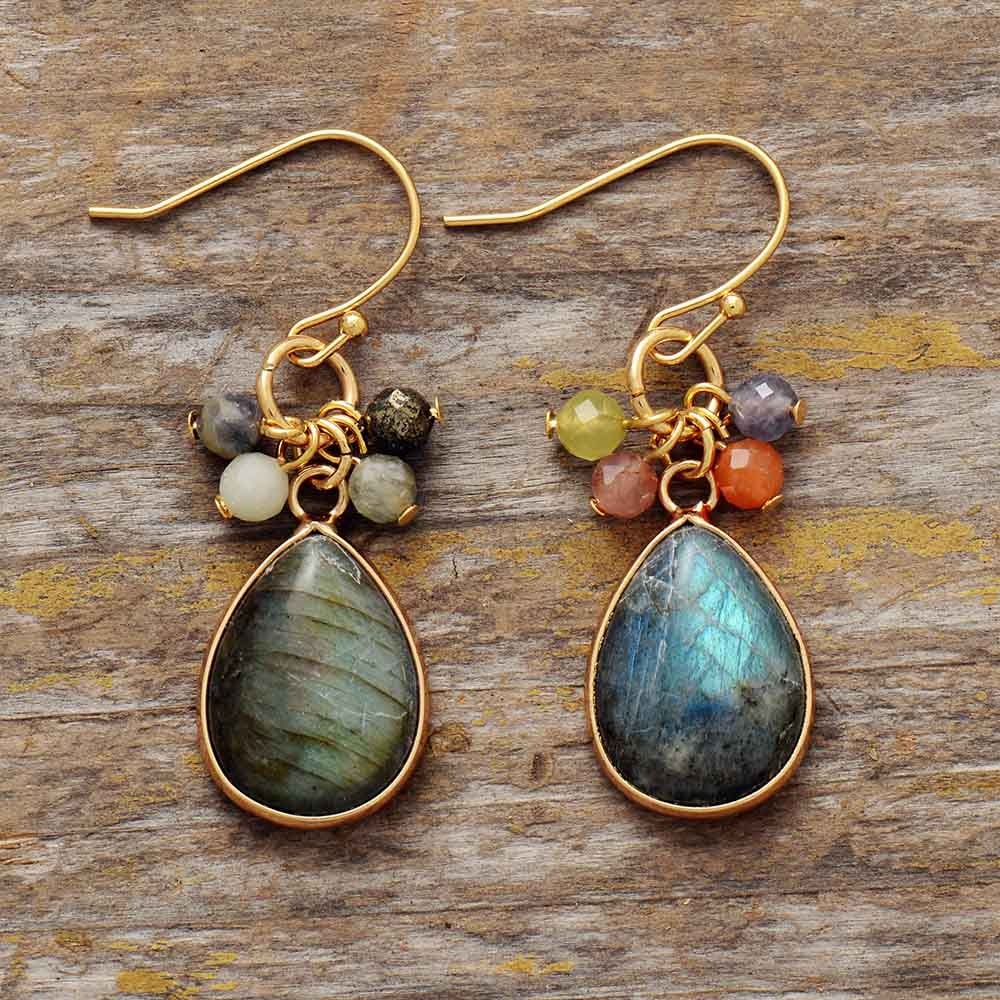 Boucles d'oreilles Labradorite Ingenuity
