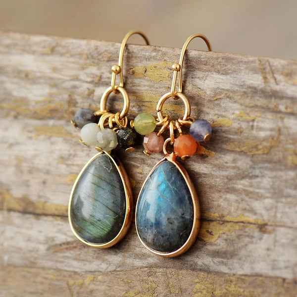 Boucles d'oreilles Labradorite Ingenuity