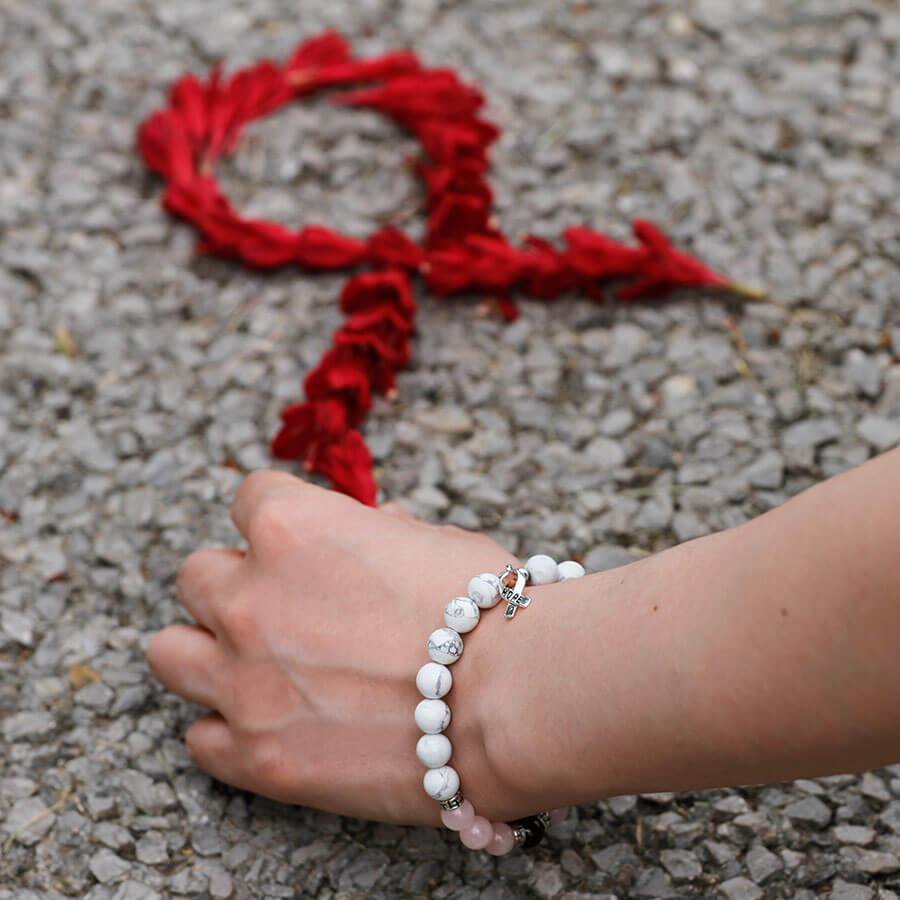 Bracelet 'Octobre Rose' - Hope