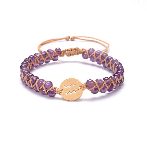 Aquarius Zodiac Bracelet - youwows