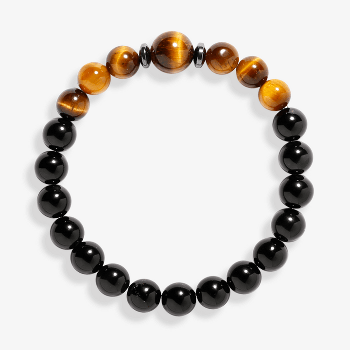 Black Obsidian,Tiger's Eye Bracelet